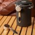 Coffee Canister Coffee Storage Airtight Canister With Measuring Spoon CO2 Release Valve Silicone Rubber Sealing Strip Coffee Canister For Beans Sugar 1 8L White