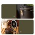 Coffee Canister Coffee Storage Airtight Canister With Measuring Spoon CO2 Release Valve Silicone Rubber Sealing Strip Coffee Canister For Beans Sugar 1 8L White