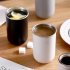Coffee Cup Stainless Steel Simple Mouthwash Cup Retro Afternoon Tea Drinking Glasses For Household Office black
