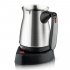 Coffee Maker  5 cup Coffee Maker With Anti Scalding Handle  Dual Protection System  600ML Large Capacity  Stainless Steel Modern Coffee Maker 5 Cup black