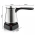 Coffee Maker  5 cup Coffee Maker With Anti Scalding Handle  Dual Protection System  600ML Large Capacity  Stainless Steel Modern Coffee Maker 5 Cup black