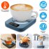 Coffee Mug Cup Warmer Coaster Aluminum Metal Panel For Coffee Tea Cocoa Milk Food Fruits Candle  5 12x3 94x0 79 In  Romantic Pink  USB 