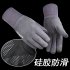 Cold proof Gloves Windproof Ski Anti Slip Winter Gloves Cycling Fluff Warm Gloves For Touchscreen black One size