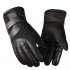 Cold proof Motorcycle Gloves Anti Slip Winter Reflective Windproof Gloves Cycling Fluff Warm Gloves For Touchscreen black L