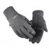 Cold proof Ski Gloves Anti Slip Winter Waterproof Windproof Gloves Cycling Fluff Warm Gloves For Touchscreen black M
