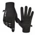 Cold proof Ski Gloves Anti Slip Winter Reflective Windproof Gloves Cycling Fluff Warm Gloves For Touchscreen gray M