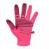 Cold proof Ski Gloves Anti Slip Winter Reflective Windproof Gloves Cycling Fluff Warm Gloves For Touchscreen Pink XL