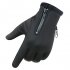 Cold proof Ski Gloves Waterproof Windproof Anti Slip Winter Gloves Cycling Fluff Warm Gloves For Touchscreen gray XXL