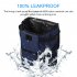 Collapsible Car Trash Bag Premium Leak Proof  with Lid And Side Mesh Pockets Adjustable Strap Fits to Headrest or Door Handle