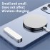 Collapsible Mobile Phone Holder 360 Degrees Rotating Angle Adjustable Foldable Zinc Alloy Phone Grip Bracket For Desk silver