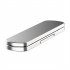 Collapsible Mobile Phone Holder 360 Degrees Rotating Angle Adjustable Foldable Zinc Alloy Phone Grip Bracket For Desk silver