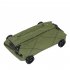 Collapsible Utility Cart Foldable Wagon Cart With Wheels Multi Purpose DIY Car Tissue Box Outdoor Utility Wagon For Garden Picnic BBQ Party ArmyGreen