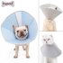 Collar Dog Cat Recovery Anti Biting Ring Headgear for Protective Wound Pet Supplies gray XL