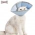 Collar Dog Cat Recovery Anti Biting Ring Headgear for Protective Wound Pet Supplies gray XS