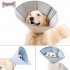 Collar Dog Cat Recovery Anti Biting Ring Headgear for Protective Wound Pet Supplies blue S
