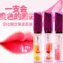 Color Changing Golden Foil Flower Long Lasting Moisturizing Lipstick Gradient Pink Lip Gloss
