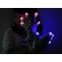 Color Changing LED Gloves with 5 Colors and 6 Flashing Modes for Halloween parties and more