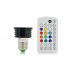 Color Changing LED Light with 4 Watt power output  200 Lumens  2 Million Colors and Remote   Change the light according to your mood with this LED bulb