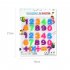 Color Digital  Magnetic   Numbers Teaching Aid Children Educational Toys As shown