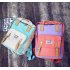 Color Matching Backpack Leisure Traveling Shoulder Bag for Teens Students