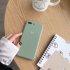 Color Painted Heart shaped Phone Case for iPhone X XS XR  XS max for iPhone Series Candy Color Non slip Shockproof TPU Full Protective Case  green