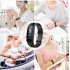 Color Screen Smart Bracelet Two color Strap Heart Rate Blood Pressure Monitor Sports Smart Bracelet Black Gray