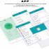 Color Screen Smart Bracelet Heart Rate Blood Pressure Detector Information Remind Double Color Strap Watch