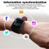 Color Screen Smart Bracelet Heart Rate Blood Pressure Detector Information Remind Double Color Strap Watch