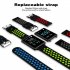 Color Screen Smart Bracelet Heart Rate Blood Pressure Detector Information Remind Double Color Strap Watch