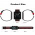 Color Screen Smart Bracelet Heart Rate Blood Pressure Detector Information Remind Double Color Strap Watch