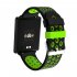 Color Screen Smart Bracelet Heart Rate Blood Pressure Detector Information Remind Double Color Strap Watch