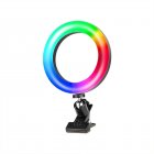 Color Selfie Light Ring USB Powered Light Video Conference Portable 16CM Fill Light For Mobile Phone Tablet Laptop Camera Colorful lights