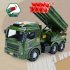 Colored Inertial Transport  Vehicle  Model Compact Portable Anti collision Exquisitely Designed Simulation Car Toy For Children Camouflage Green 999 B14