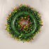 Colorful Artificial Wreath Wall Hanging Floral Garland For Front Door Wall Window Farmhouse Decoration colorful