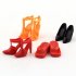 Colorful Assorted doll Shoes Different Styles Fashion 12 Pairs