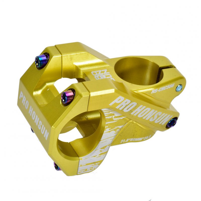 Wholesale Colorful Bike Stem 28.6mm*31.8mm Hollow Short Stem Cnc