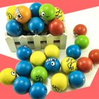Colorful Bouncy Balls Portable Rubber High Bouncing Balls Party Favor For Kids Prizes Birthdays Gifts 10 large emoticon balls Diameter 42mm