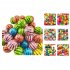 Colorful Bouncy Balls Portable Rubber High Bouncing Balls Party Favor For Kids Prizes Birthdays Gifts 100 medium mixed balls Diameter 30mm