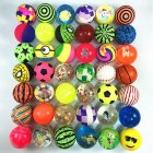 Colorful Bouncy Balls Portable Rubber High Bouncing Balls Party Favor For Kids Prizes Birthdays Gifts 100 medium mixed balls Diameter 30mm
