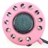 Colorful Bubble Lamp Submersible Mini Lights with LED Air Curtain Bubbles Stone Aquarium Fish Tank Accessory  Pink