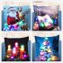 Colorful Christmas Cushion Cover with LED Lights Pillowcase for Sofa Living Room Seat Supplies without Pillow Inner 