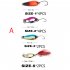 Colorful Fishing Lure Hard Metal Fishing Spoon Lure Set Walleye Trout Spoon Baits Spoon Jig Baits 12 pieces A