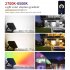 Colorful LED Floodlights Intelligent 4 Modes Wifi Bluetooth Adjustable Brightness Spotlight 50w US Plug