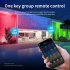 Colorful LED Floodlights Intelligent 4 Modes Wifi Bluetooth Adjustable Brightness Spotlight 30w US Plug