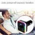 Colorful Lights Car  Fm  Transmitter V5 0 Bluetooth compatible Wireless Handsfree Calling Dual Usb Charger Mp3 Music Player M26 black