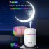 Colorful Mini Humidifier With 300ml Water Tank Usb Aroma Essential Oil Diffuser Colorful Night Light pink