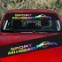 Colorful Reflective Decoration Decals Car Stickers Styling Front Windshield Decal Sticker style 1