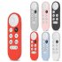 Colorful Remote Control Silicone Protective  Cover Anti skid Shock proof Case Precise Cut Design Compatible For Google Chromecast 2020 sky blue