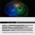 Colorful Solar Water Float Light Waterproof Pond Floating Light Magic Ball Light For Garden Decoration 11CM ball   colorful light