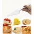 Colorful Stainless Steel Serrated Edge Cake Server Blade Cutter Pie Pizza Shovel Cake Spatula Baking Tool colorful